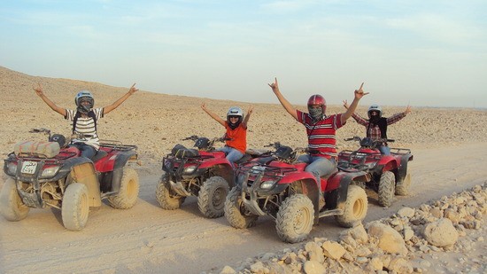 Quad Biking Tour in Desert 